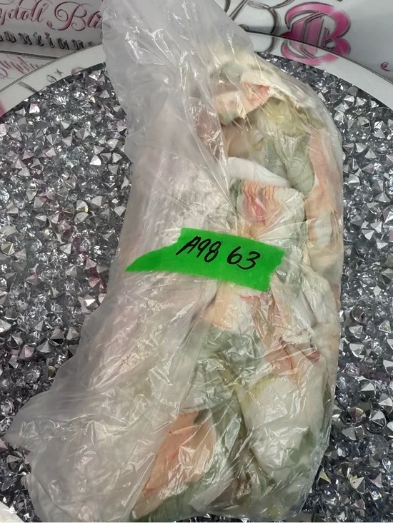 Tank top Italy dual Floral Chiffon Spaghetti Strap Tank Top - Soft Pastel Blooms - Picture 10 of 10